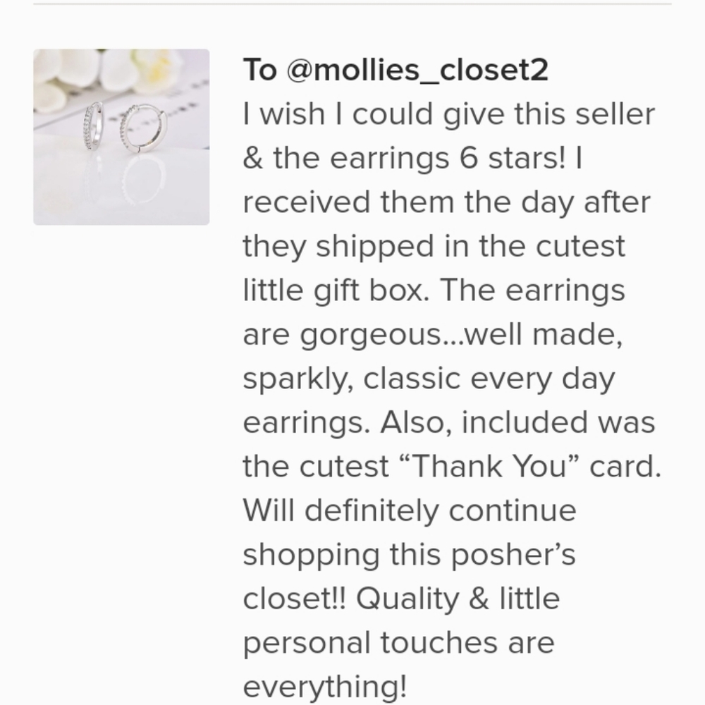 NEW White Solitaire Diamond Ceramic Stud Earrings - Picture 8 of 8